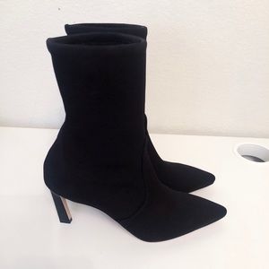 SOLD . Stuart weitzman knitted booties